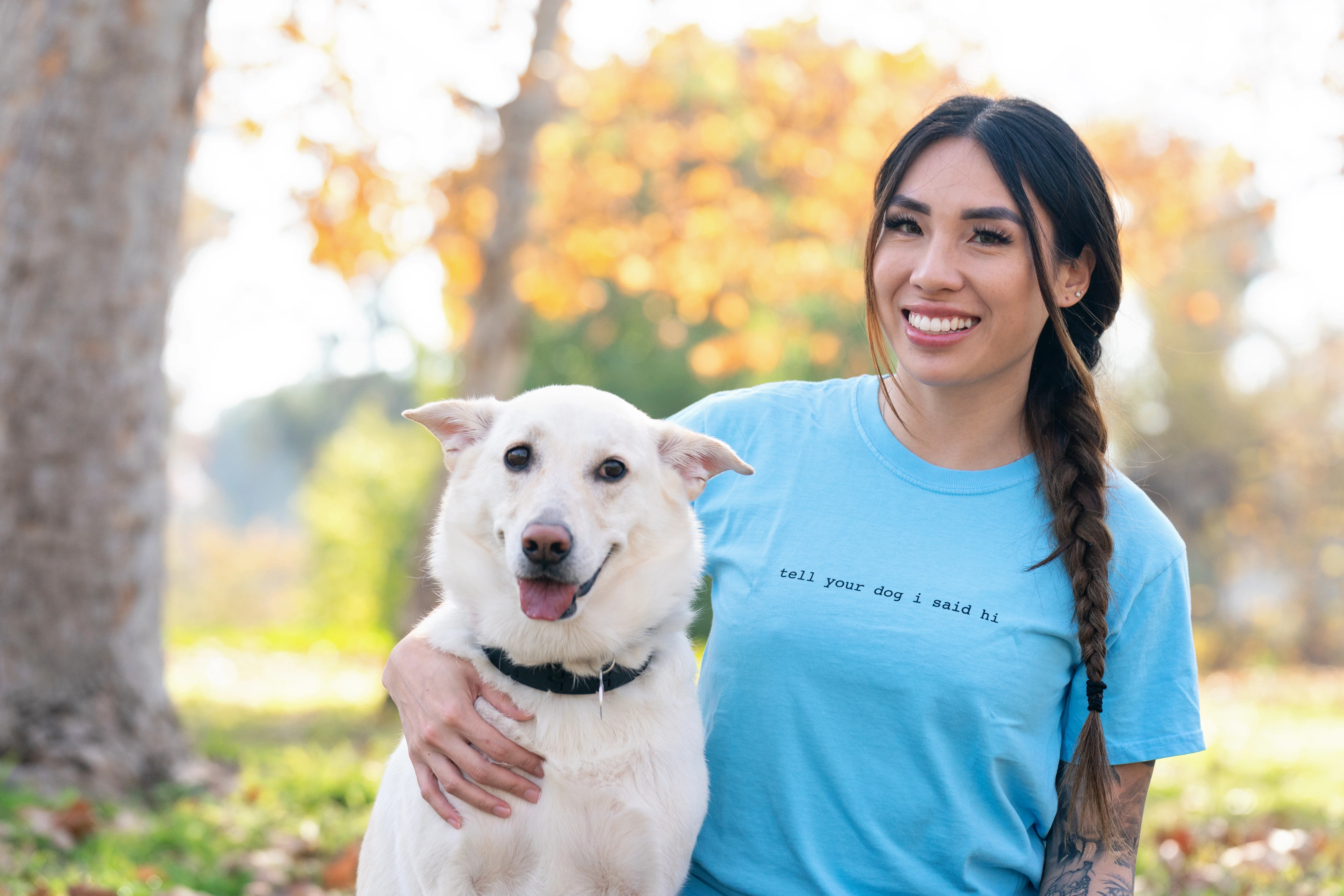 Classic Tee - Light Blue - Image 4